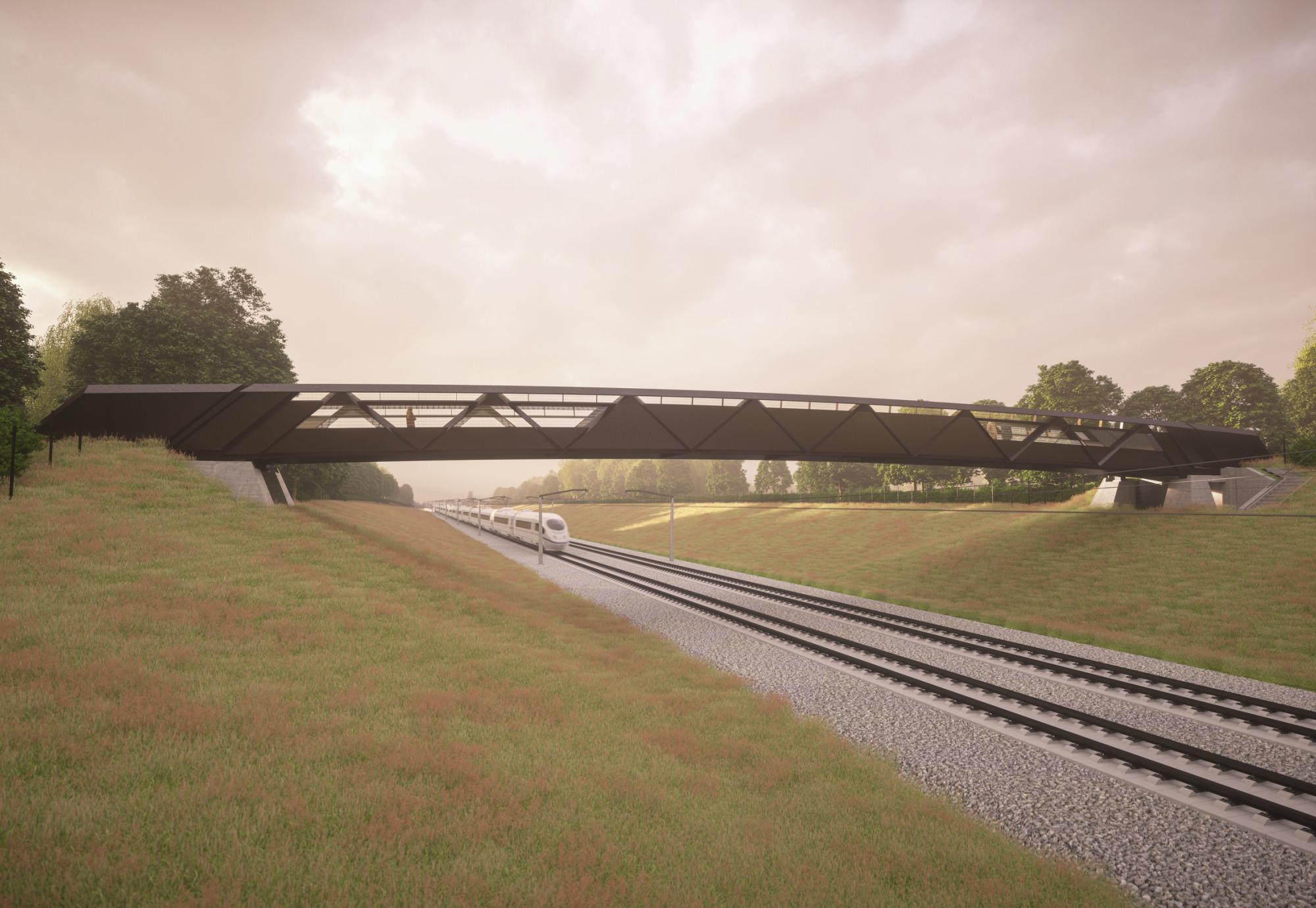 HS2’s New Rural Footbridge Designs Come To Light | Rail News